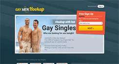 Desktop Screenshot of gaymenhookup.com