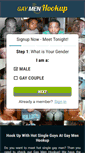 Mobile Screenshot of gaymenhookup.com